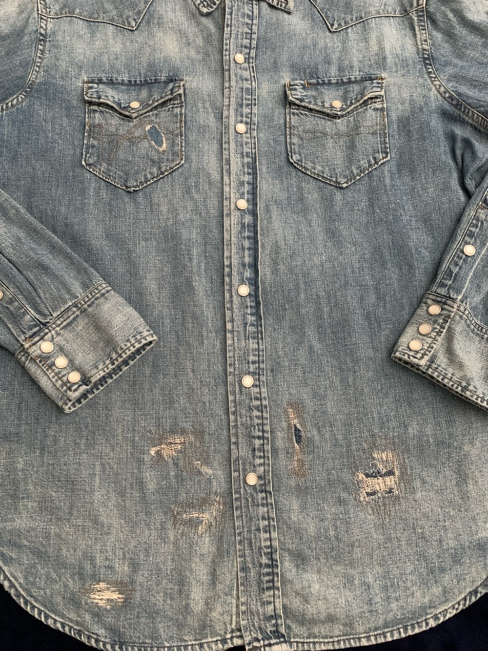 Polo Ralph Lauren Blue Denim Shirt - Picture 6 of 15